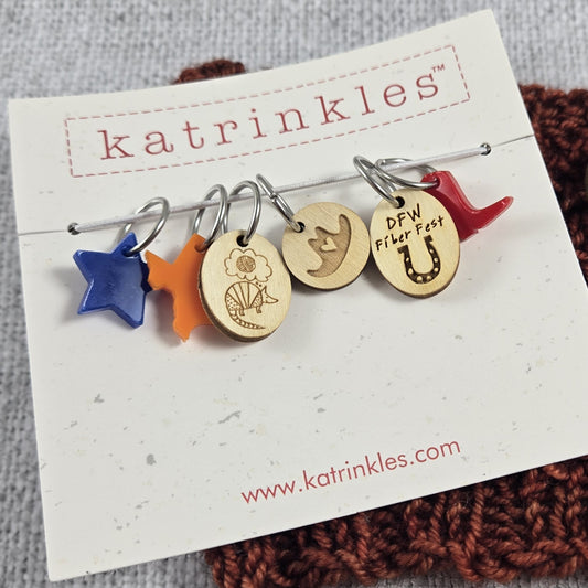 DFWFF Stitch Marker Set
