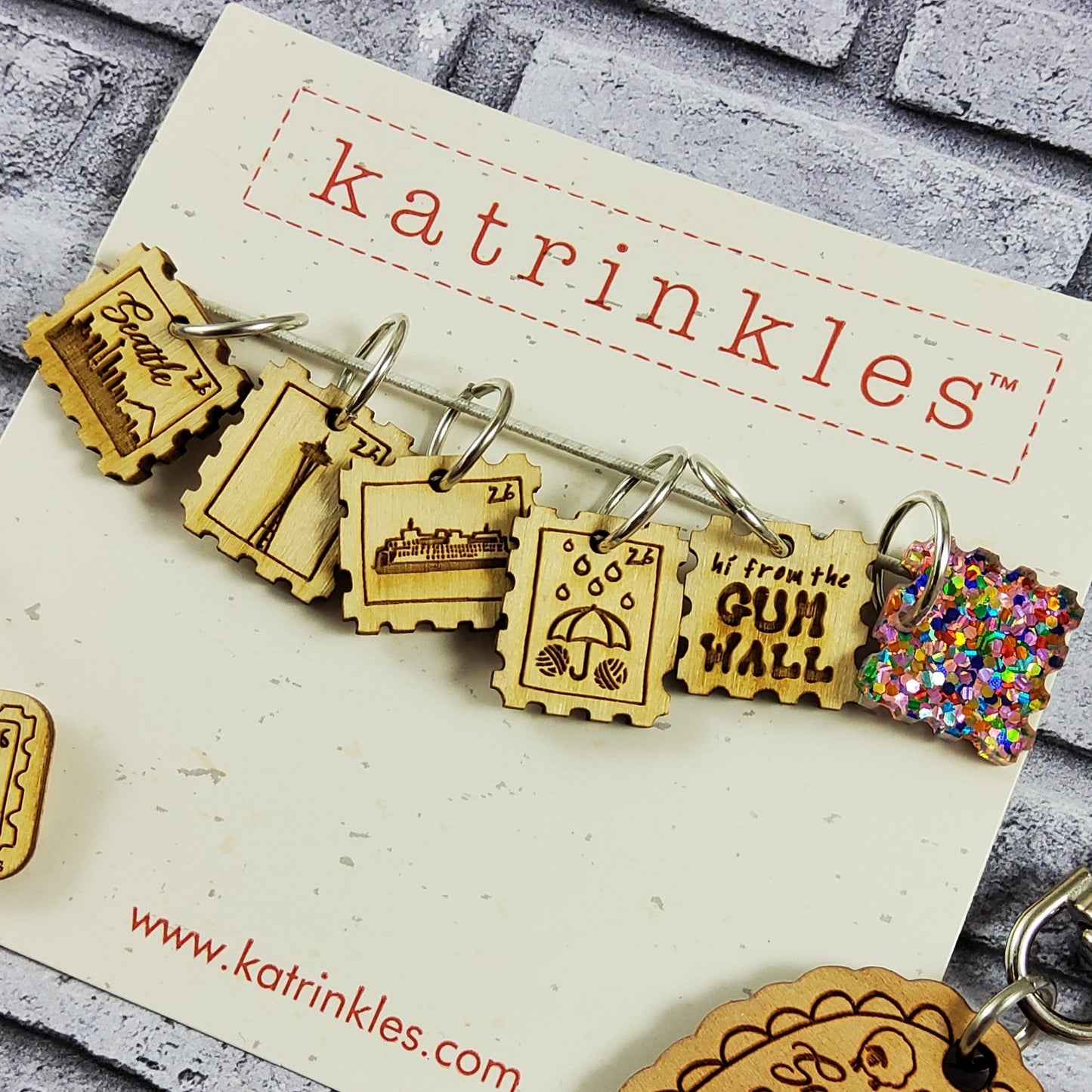 Flock 2026 Seattle Stitch Markers