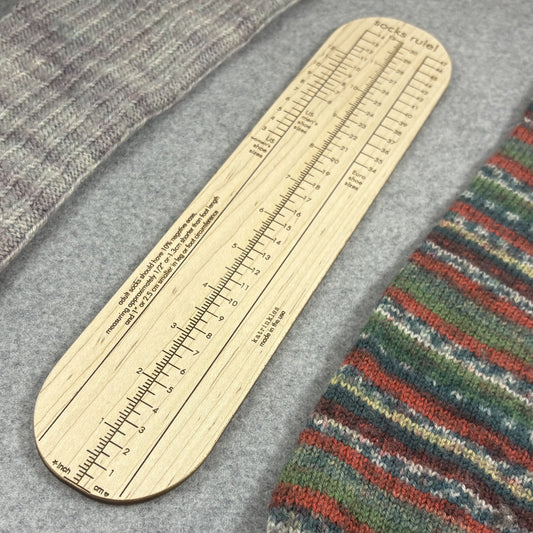 Socks Rule! - Ruler for Measuring Socks