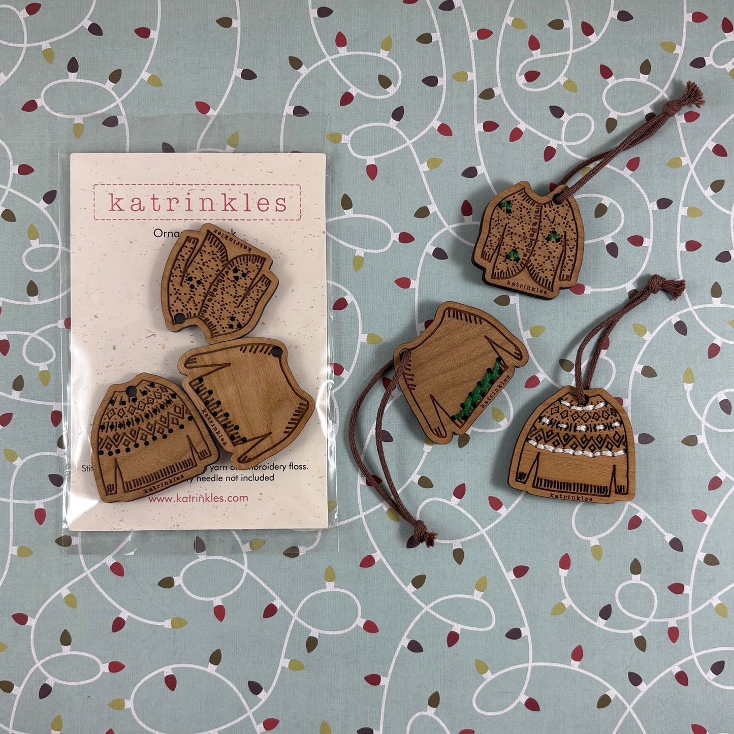 Tiny Trio Ornament Set