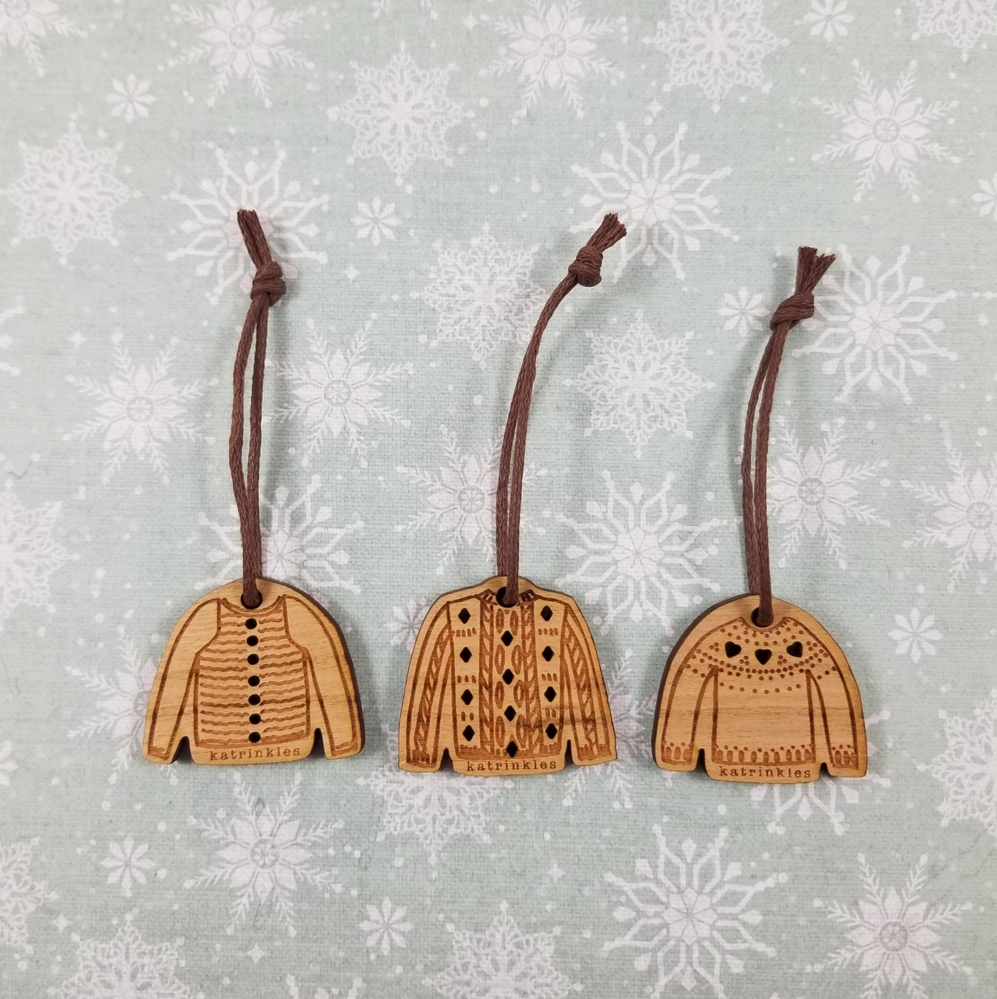 Tiny Sweater Ornament Set