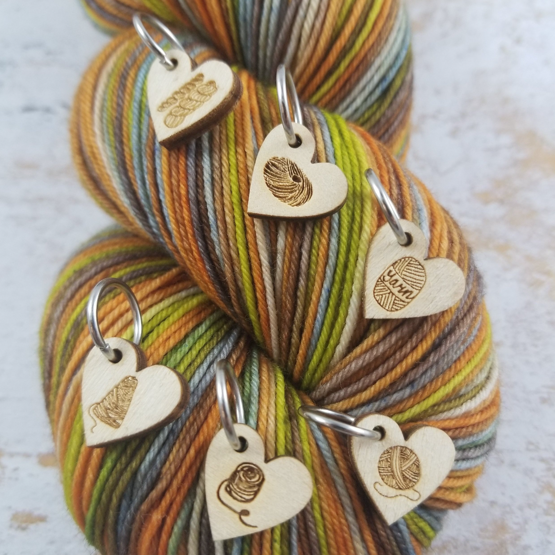 Set of 3 Yarn Ball Sheep Stitch Markers for Knitting Knit Pattern Reminder  Stitchmarker Pattern Helper Knitter Gift