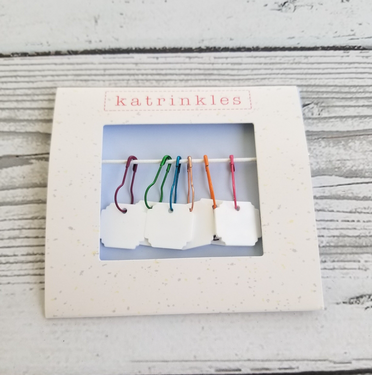 Write On / Wipe Off White Stitch Marker Set