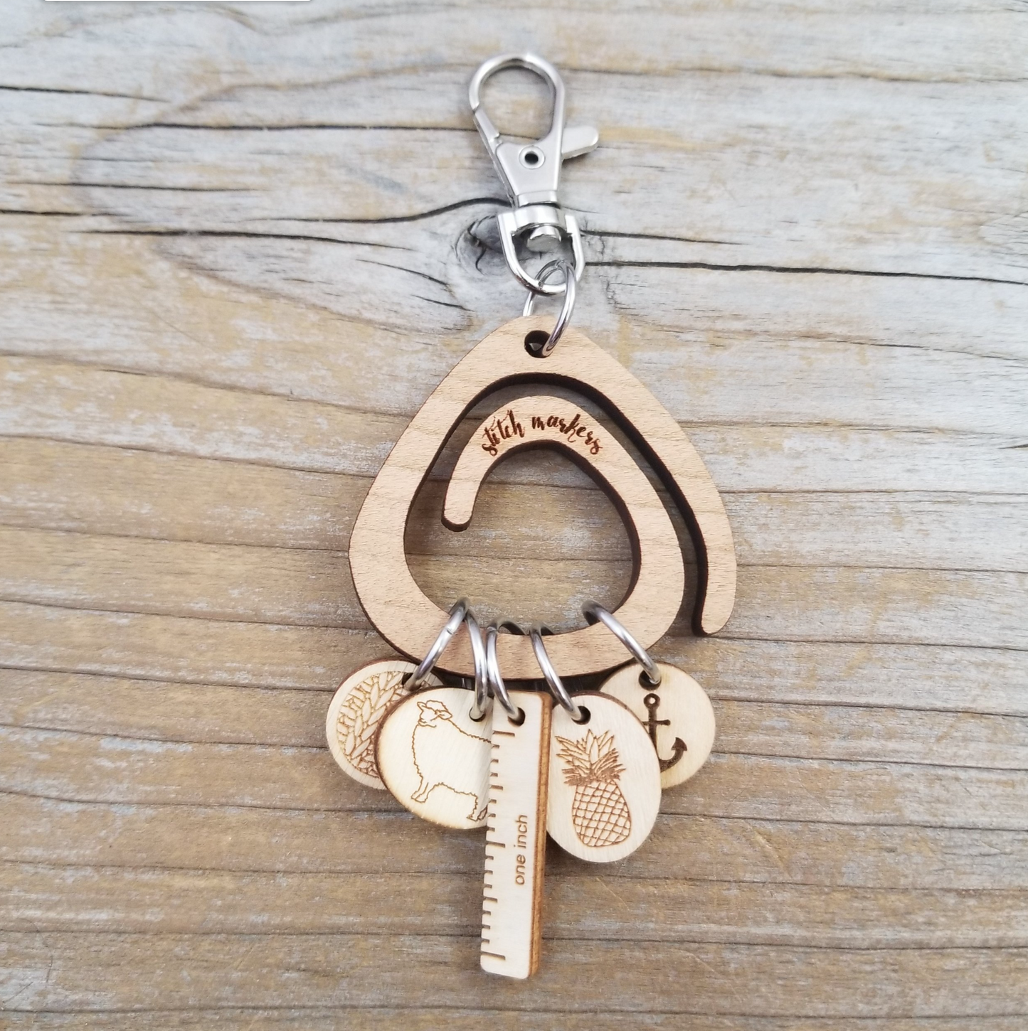 Stitch Marker Holder Pin with Acorn Charm – Katrinkles - retail