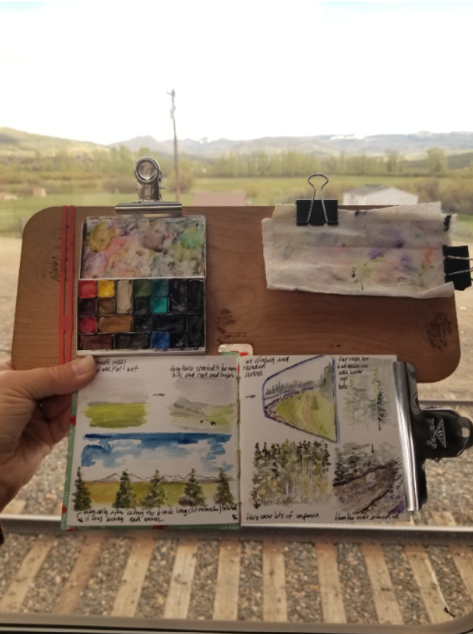 Sketchbook Easel