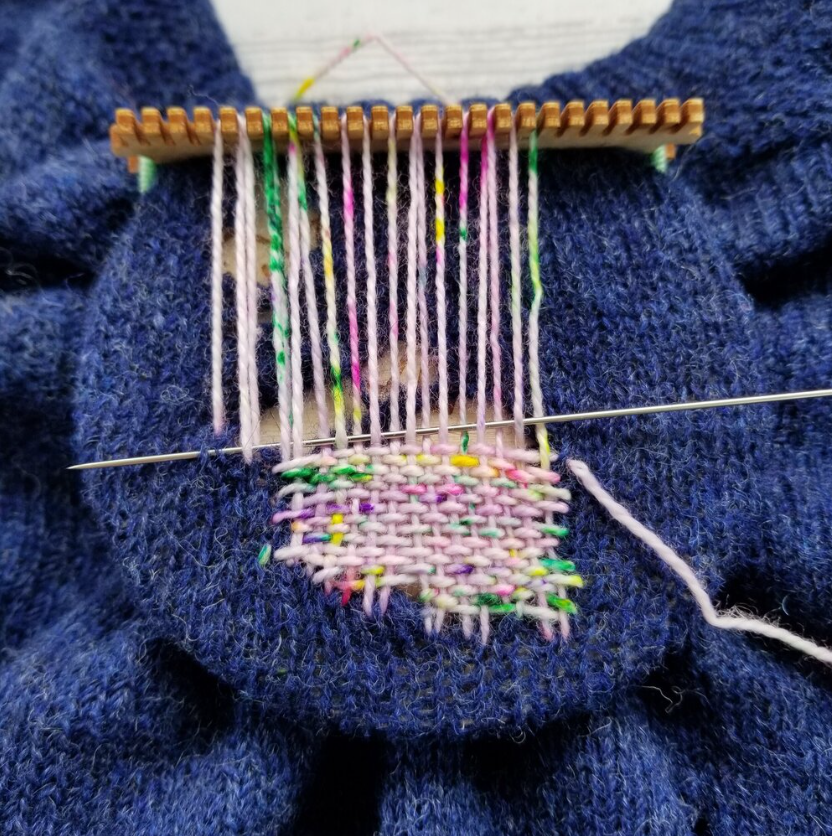 Darning Hand Knit Socks with a Speedweve or Darning Loom ¦ The