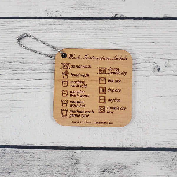 Wash Instruction Labels Mini Tool – Katrinkles - retail
