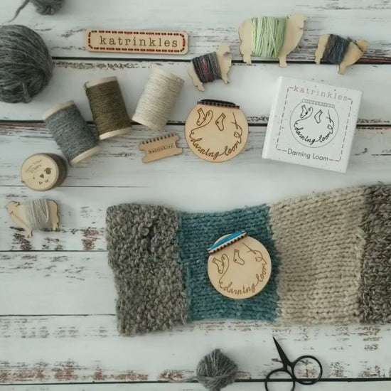 Darning and Mending Large Loom Kit by Katrinkles - Argyle Yarn Shop
