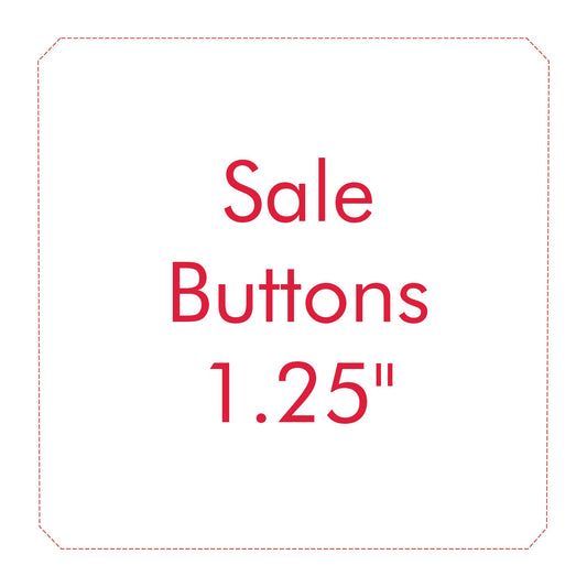 1.25 Inch Sale Buttons - Set of 6