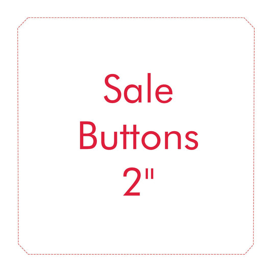 2 Inch Sale Buttons -  Set of 6