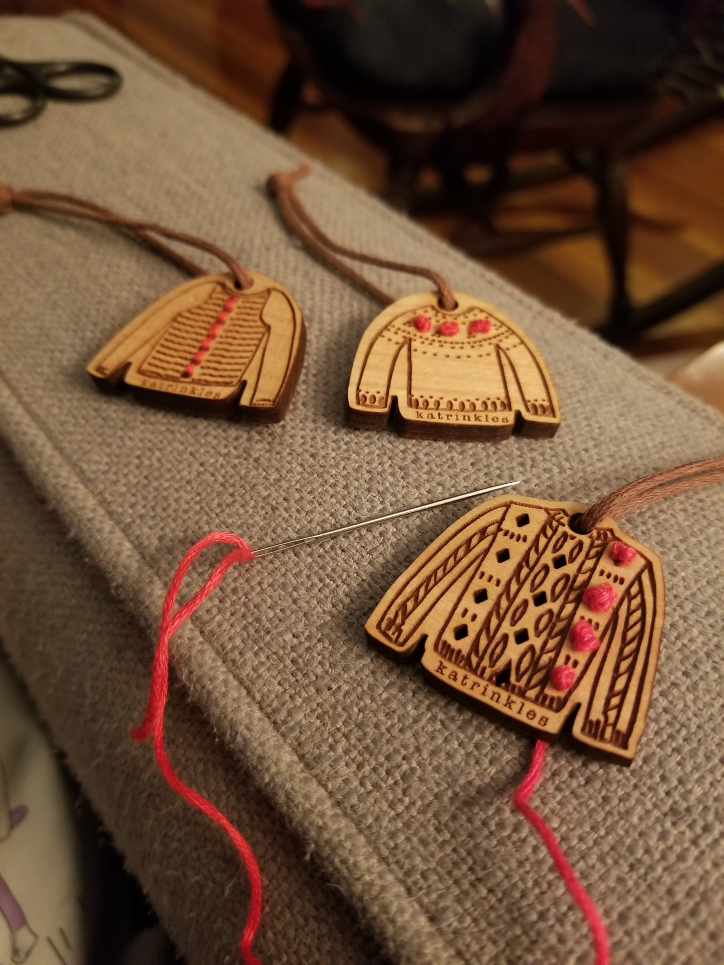 Tiny Sweater Ornament Set