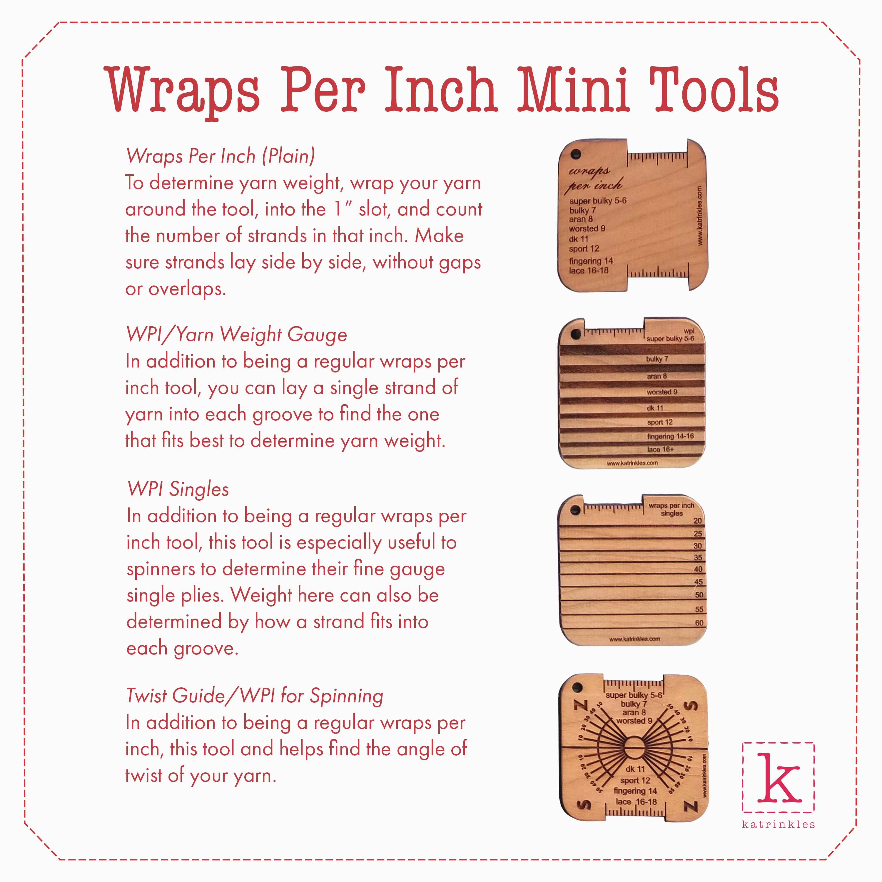 WPI Yarn Weight Gauge With Lines Mini Tool Katrinkles Retail wpi-yarn-weight-gauge-with-lines-mini-tool-katrinkles-retail